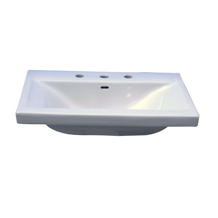 Barclay Products Mistral 510 Wall-Hung Bathroom Sink in White