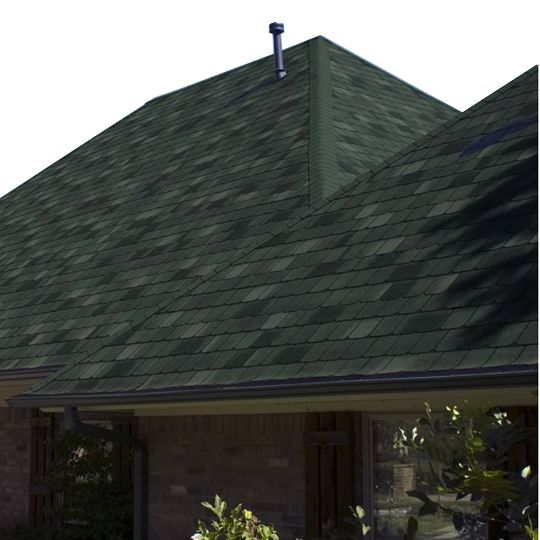 Atlas Pro-Cut Hip & Ridge Shingles with Scotchgard Protector, Emerald Slate, 12 in x 12 in, 31 ft Coverage per Bundle