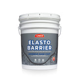 AMES Elasto-Barrier Adhesive Base Coat Waterproof Elastomeric Roof Sealant – 5-Gallon