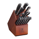 Solution 18-Piece Stainless Steel Knife Set with Block