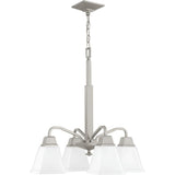 Progress Lighting Clifton Heights 4-Light Brushed Nickel Craftsman Chandelier