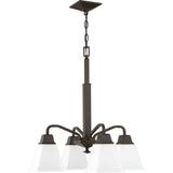 Progress Lighting Clifton Heights 4-Light Antique Bronze Craftsman Chandelier