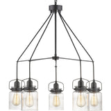 Progress Lighting Calhoun 5-Light Antique Bronze Transitional Chandelier