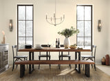 Progress Lighting Leyden 5-Light Brushed Nickel Transitional Chandelier
