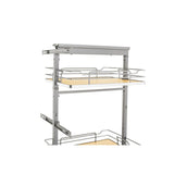 Rev-A-Shelf 16-in W x 50.75-in H 4-Tier Pull Out Metal Soft Close Baskets & Organizers