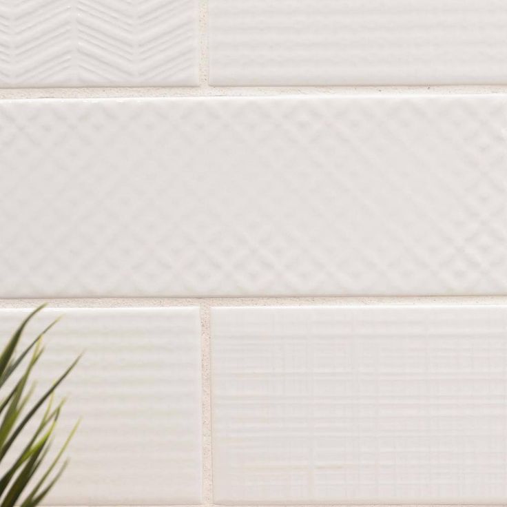 MSI Citylights Pure 3D Mix 12 in. x 4 in. Glossy Ceramic White Textured Subway Tile (9.9 sq. ft. / case)