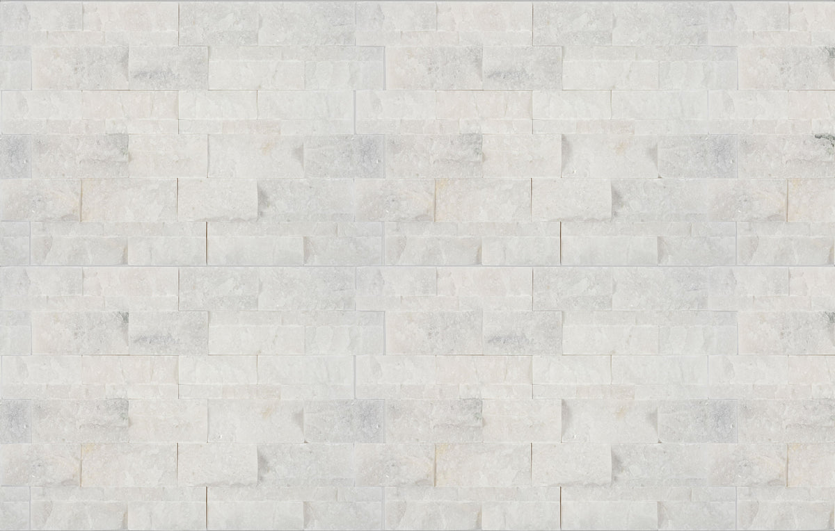 Satori Northern Arctic Ledgestone 6-in x 12-in Natural Stone Marble Look Wall Tile (0.48-sq. ft/ Piece)