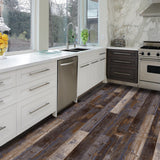 Deco Products COLORS Samba Multi-Tonal Waterproof Luxury Vinyl Plank Sample, 6 in x 6 in, 8-mil Wear Layer