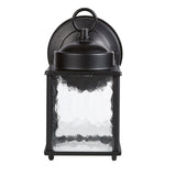 Portfolio Wall Lantern 8.25-in H Black LED Outdoor Wall Light