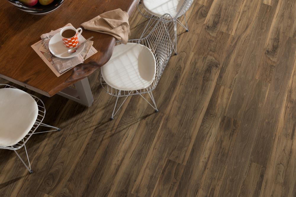Shaw Westwork Node Brown 12-mil x 6-in W x 48-in L Waterproof Glue Down Luxury Vinyl Plank Flooring (41.72-sq ft/ Carton)