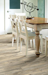 Shaw Perennial Atomic Brown 6-mil x 6-in W x 48-in L Waterproof Glue Down Luxury Vinyl Plank Flooring (53.93-sq ft/ Carton)