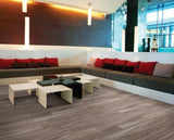 Shaw Perennial Chronic Brown 6-mil x 6-in W x 48-in L Waterproof Glue Down Luxury Vinyl Plank Flooring (53.93-sq ft/ Carton)