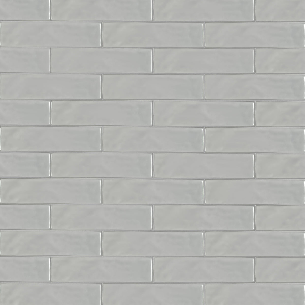 Satori Avenue 3 x 12 in Slate Gray Glossy Pressed Ceramic Wall Tile