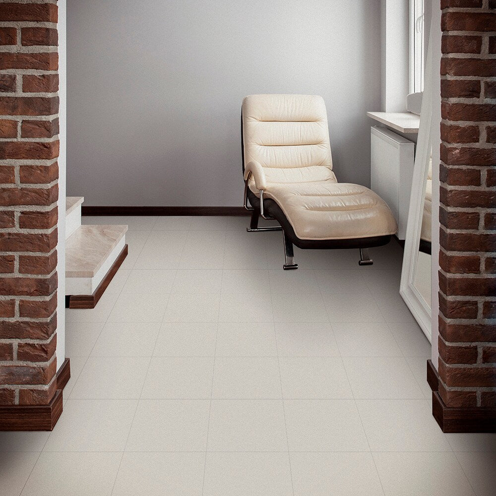 Perfection Floor Tile LeatherLook Interlocking Floor Tiles, 6-Pack, 20-in x 20-in x 0.25-in, Ostrich/Satin, Vinyl/Plastic