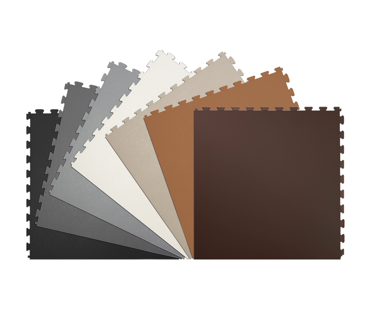 Perfection Floor Tile 20-in W x 20-in L x 0.25-in T Interlocking Vinyl/Plastic Gym Floor Tile (16.7-sq ft) (6-Pack)
