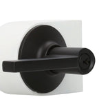 Custom Latitude Matte Black Keyed Entry Door Lever - Super Arbor