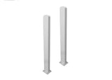 Zippity Outdoor Products Surface Mount 3-ft H x 3.5-in W White Vinyl Universal Fence Post (Unassembled)