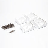 Deckorators 2-in x 4.5-in Grab and Go Classic White 22.5-degree Composite Angle Adapter (2-Pack)