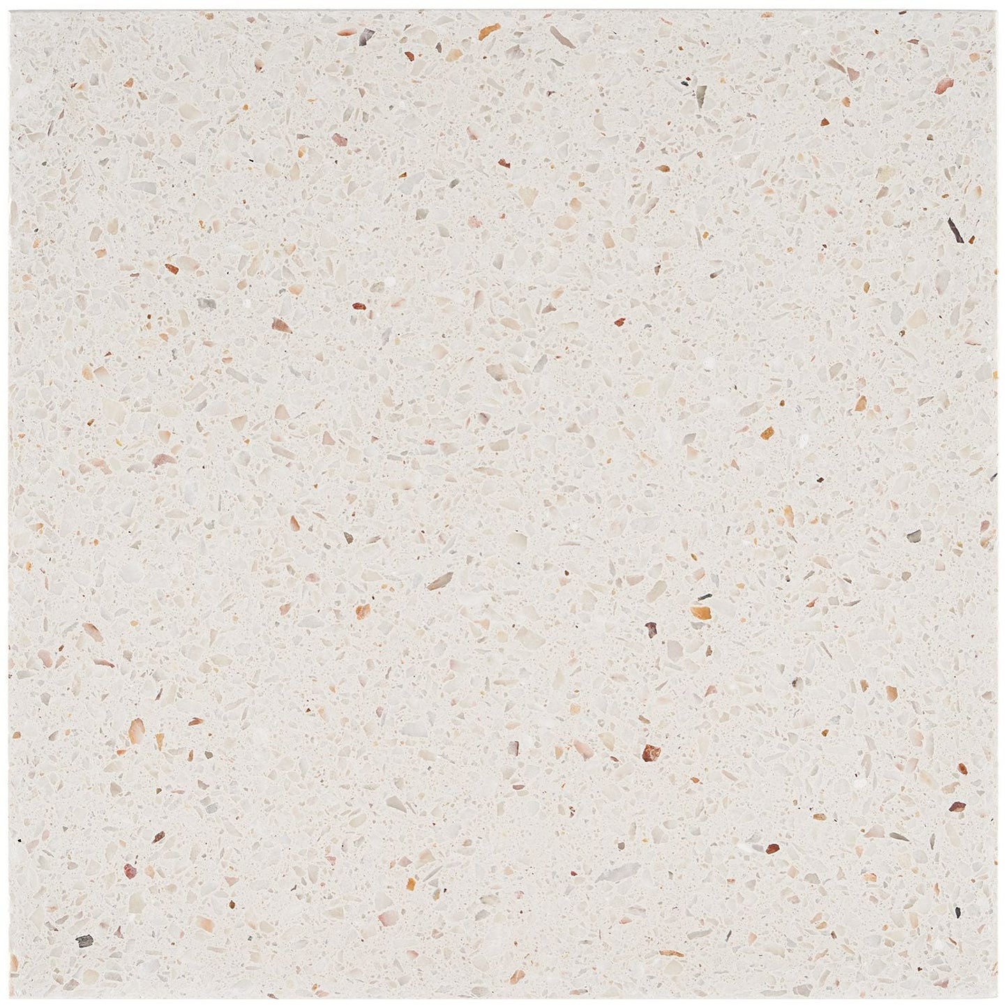 Artmore Tile Tarboro Terrazzo Ivory 16-in x 16-in Polished Cement Cement look Floor and Wall Tile product image