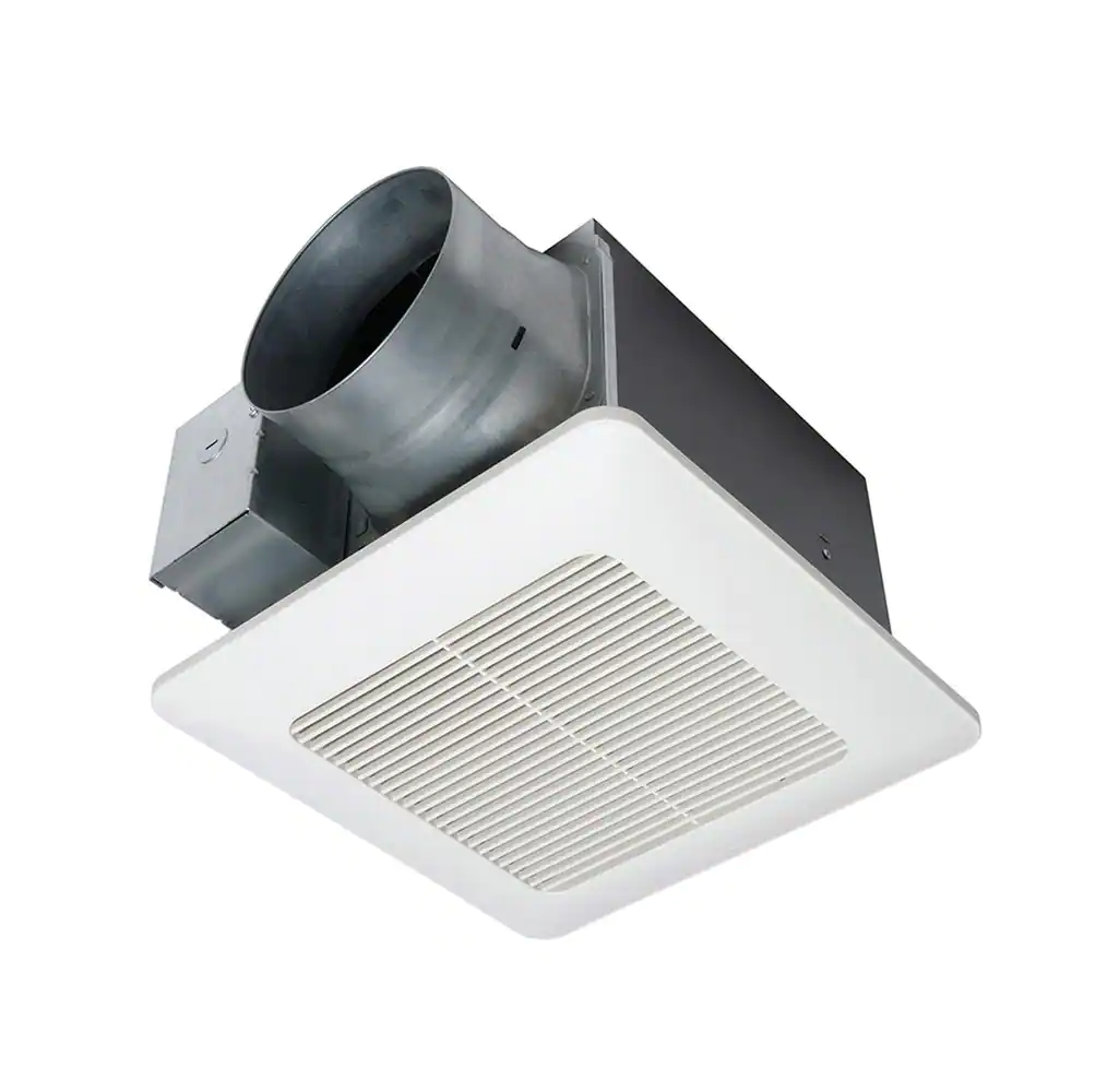 WhisperCeiling DC Fan with Pick-A-Flow Speed Selector 110/130 or 150 CFM and Flex-Z-Fast Installation Bracket