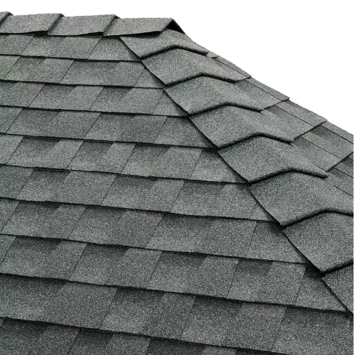 TimberCrest 10 in. W Slate Bullnose Hip and Ridge Cap Shingles (20 lin. ft. per Box) (30-Pieces)