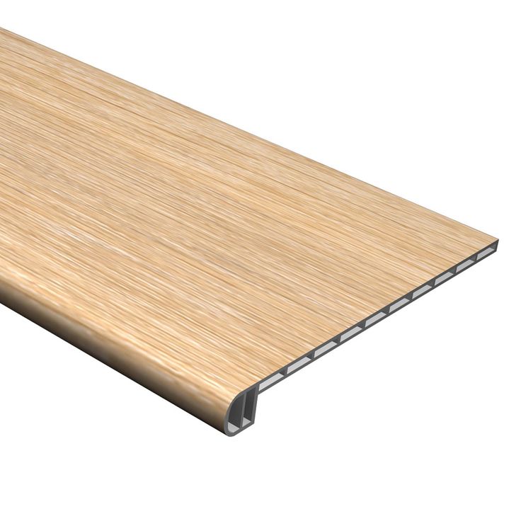 CALI Brown 1.73-in T x 12.2-in W x 49.8-in L PVC Bullnose