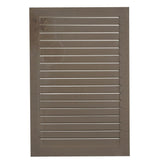 24 in. x 36 in. Rectangular Primed Plastic Paintable Gable Louver Vent - Super Arbor