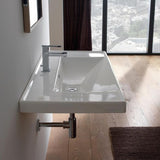 Nameeks ML Wall Mounted Bathroom Sink in White
