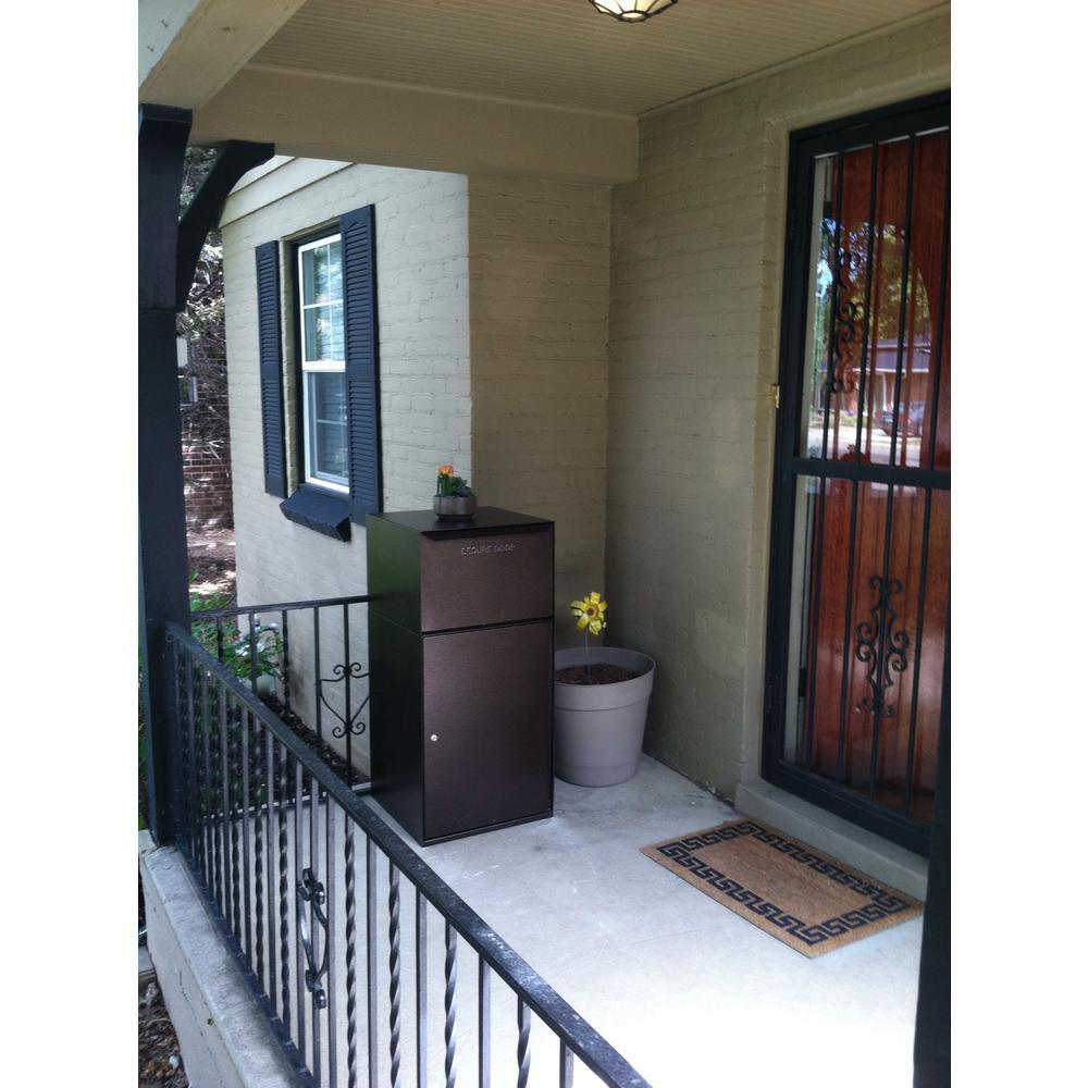 Collection Vault with Front Access and Tote in Black - Super Arbor