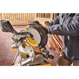15 Amp Corded 10 in. Compound Single Bevel Miter Saw - Super Arbor