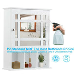 WELLFOR CY bathroom cabinet 19-in x 23.5-in x 6.5-in White Bathroom Wall Cabinet