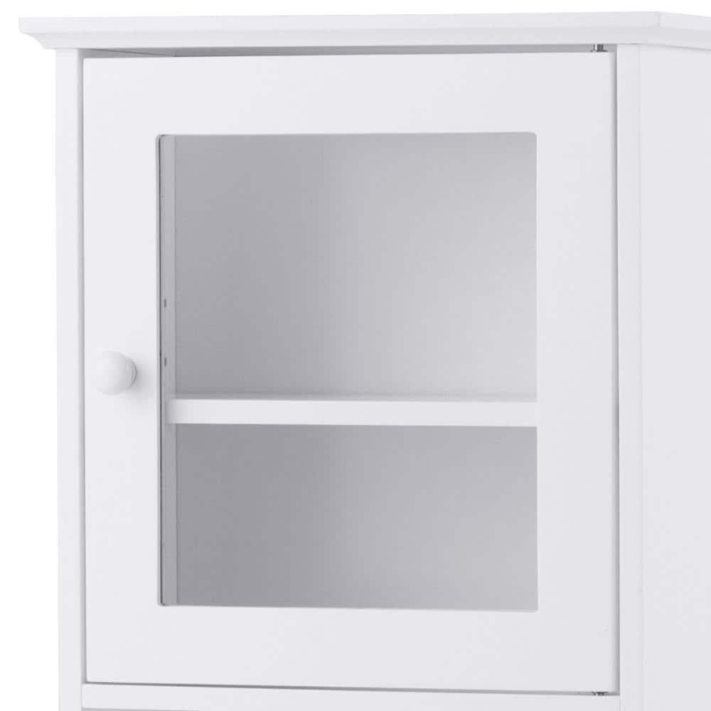 WELLFOR CY bathroom cabinet 14-in x 20-in x 7-in White Bathroom Wall Cabinet