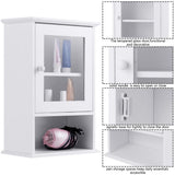 WELLFOR CY bathroom cabinet 14-in x 20-in x 7-in White Bathroom Wall Cabinet