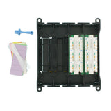 Structured Media Twist & Mount Patch Panel with 12 Cat 6 Ports - Black - Super Arbor