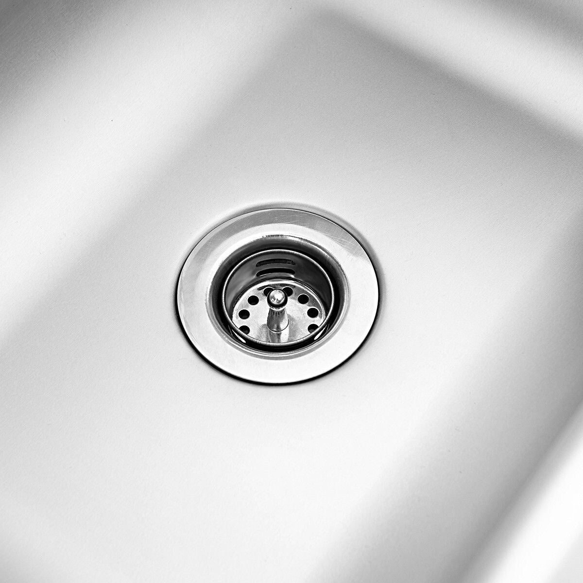 WELLFOR Stainless Steel Wall Mount Utility Tub with Drain & Faucet