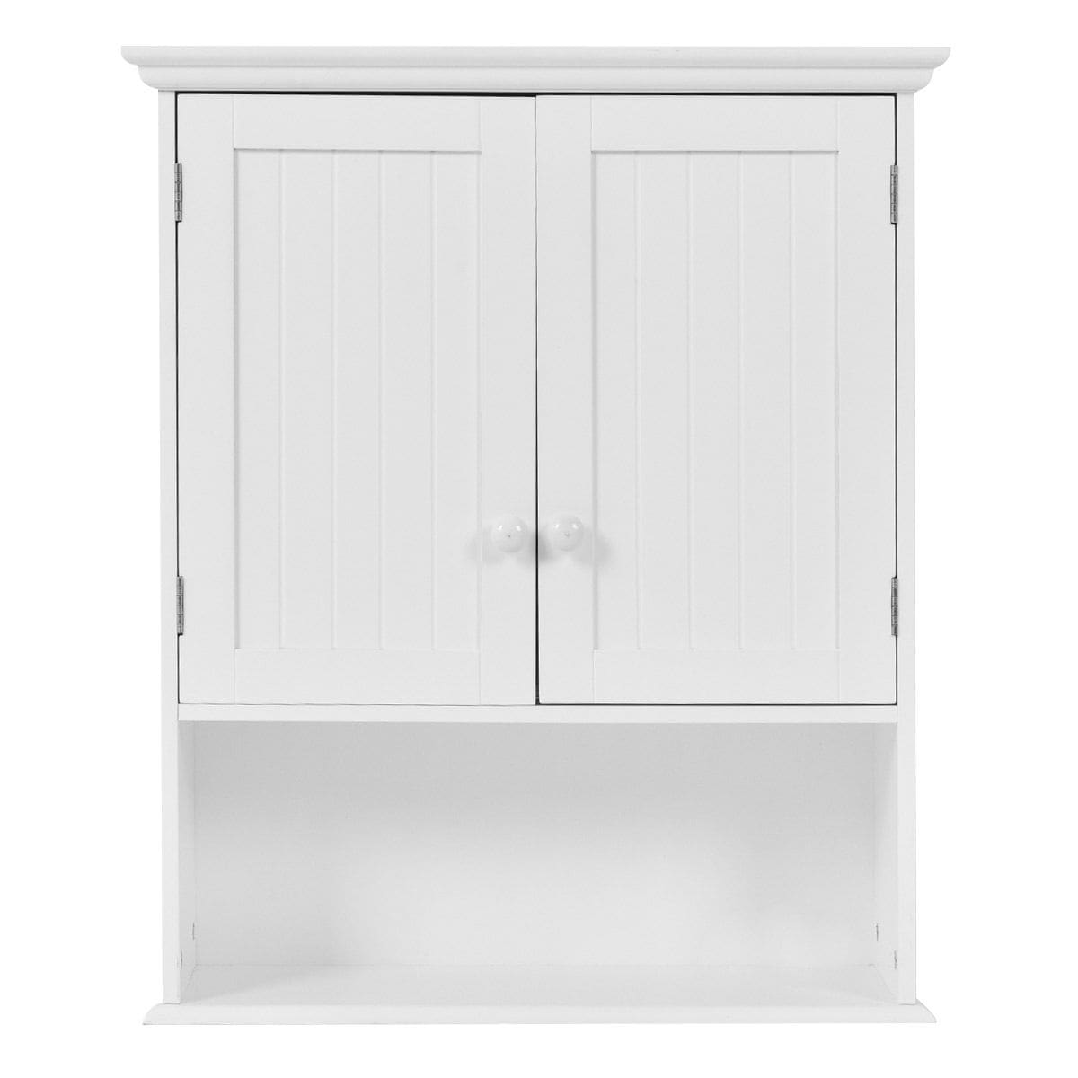 WELLFOR CY bathroom cabinet 23.5-in x 28-in x 8-in White Bathroom Wall Cabinet