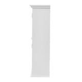 WELLFOR CY bathroom cabinet 23.5-in x 28-in x 8-in White Bathroom Wall Cabinet