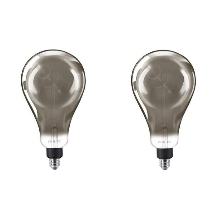 Philips 25-Watt Equivalent A50 Dimmable Modern Glass Edison LED Large Light Bulb Cool White (4000K)