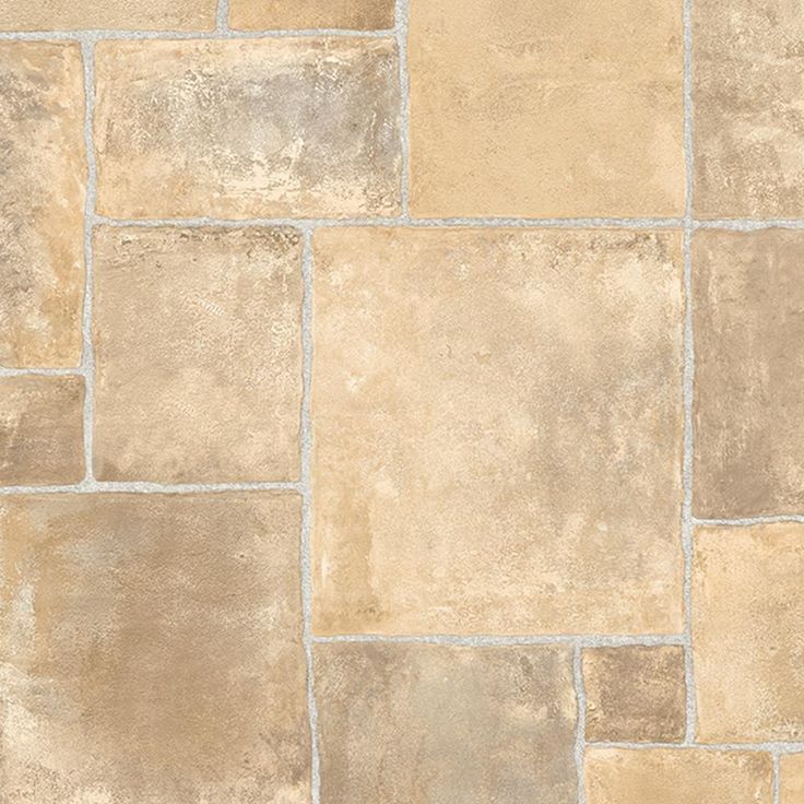 TrafficMASTER Regina Stone Grey Residential Vinyl Sheet, Sold by 13.2 ft. Wide x Custom Length