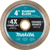 Makita 4 in. Continuous Rim Diamond Blade for General Purpose (Ceramic/Granite)