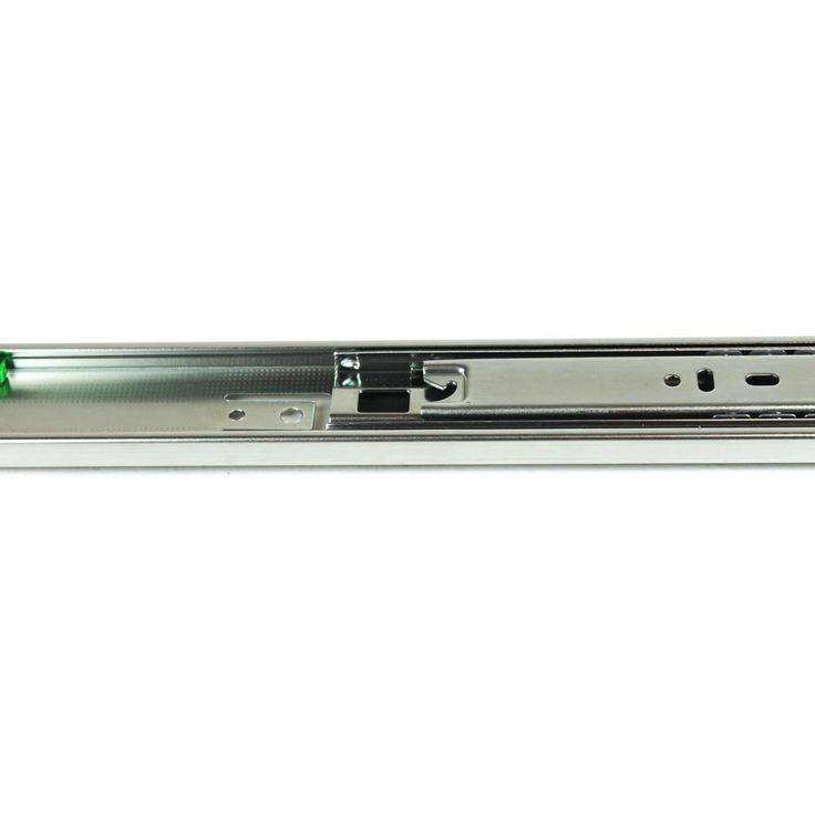 24 in. Push to Open Full Extension Side Mount Ball Bearing Drawer Slide with Installation Screws (10-Pair)