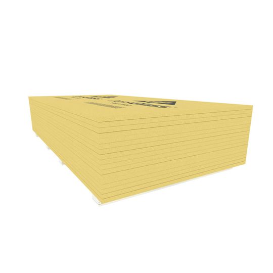 Georgia-Pacific DensGlass Sheathing, 5/8 in x 4 ft x 8 ft, Gold Fiberglass-Mat Gypsum Panel