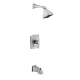 Adelyn Single-Handle 1-Spray Tub and Shower Faucet in Brushed Nickel (Valve Included) - Super Arbor