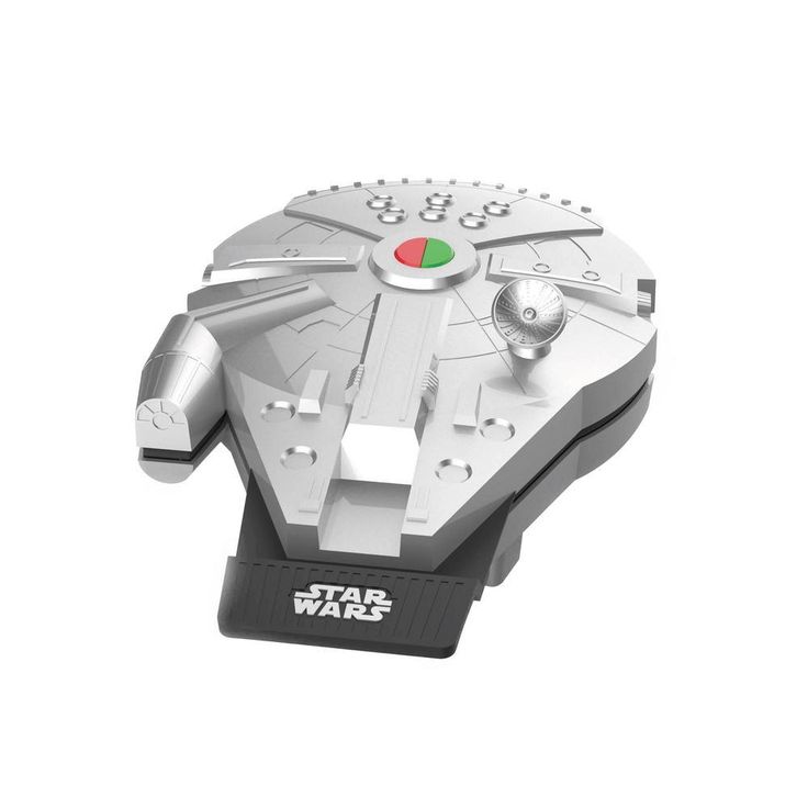 Deluxe Silver Millennium Falcon Waffle Maker