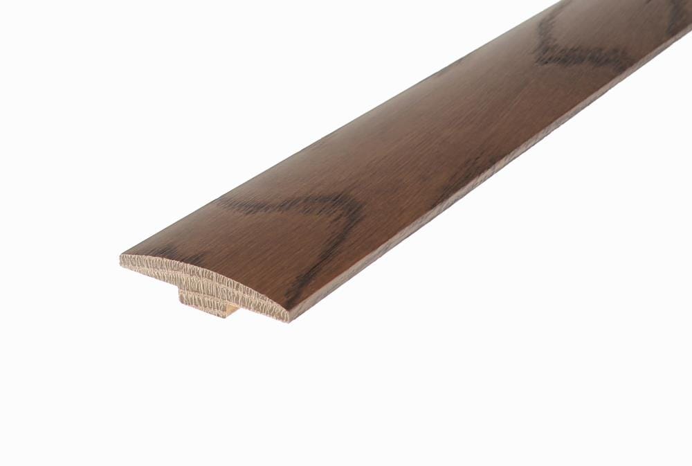 Flexco French Oak El 0.401-in T x 2-in W x 78-in L Solid Wood Floor T-moulding