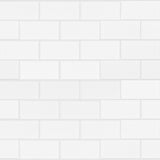 Satori Hudson Brilliant White 12-in x 12-in Glossy Porcelain Subway Mosaic Wall Tile (0.74-sq. ft/ Piece)