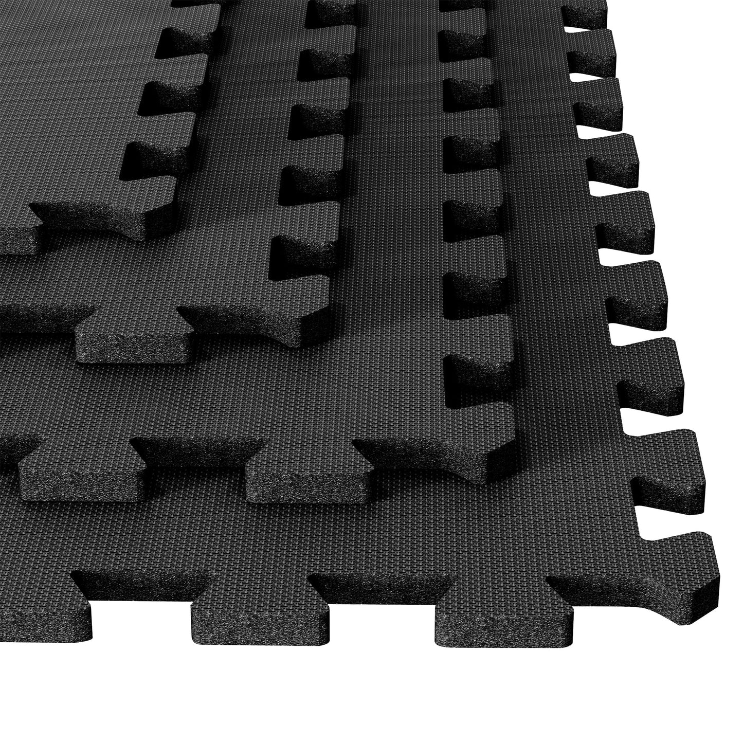 Fleming Supply 24-in W x 24-in L x 0.5-in T Interlocking Foam Gym Floor Tile (16-sq ft) (4-Pack)