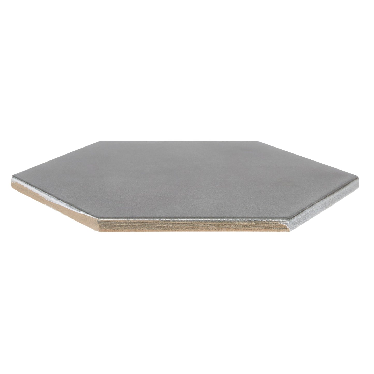 Satori Nouveau Nero 7-in x 8-in Matte Porcelain Encaustic Hexagon Floor and Wall Tile (0.28-sq. ft/ Piece)