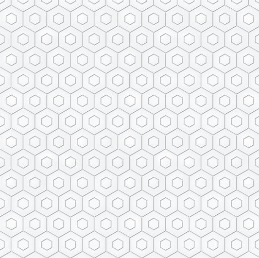 Satori Hudson Brilliant White 12-in x 12-in Matte Porcelain Hexagon Mosaic Floor and Wall Tile (0.94-sq. ft/ Piece)