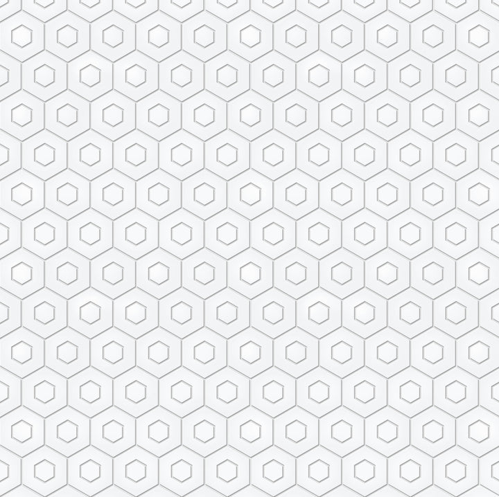 Satori Hudson Brilliant White 12-in x 12-in Matte Porcelain Hexagon Mosaic Floor and Wall Tile (0.94-sq. ft/ Piece)